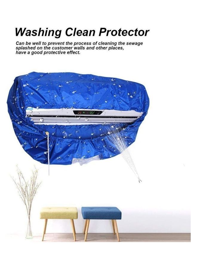XiuWoo Air Conditioner Cleaning Cover Blue - Image 2