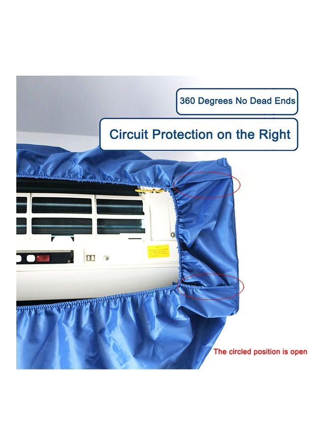 XiuWoo Air Conditioner Cleaning Cover Blue - Image 3