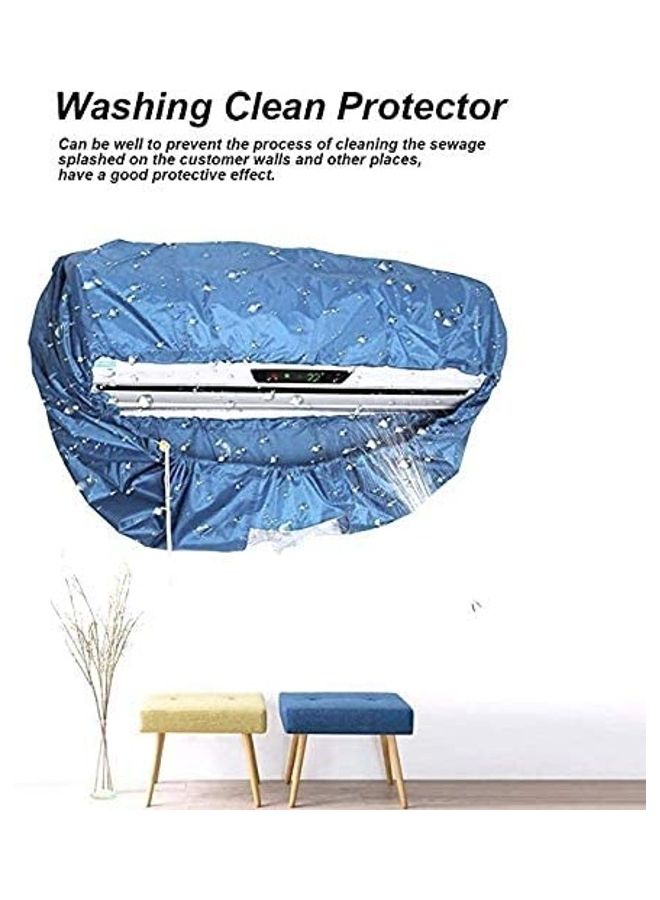 XiuWoo Air Conditioner Cleaning Cover Blue - Image 4