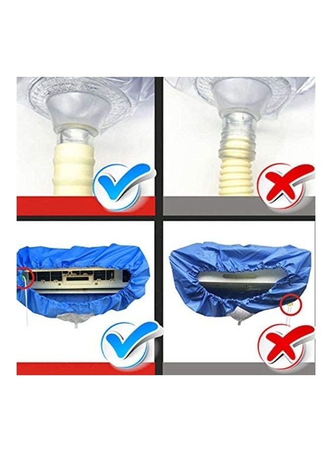 XiuWoo Air Conditioner Cleaning Cover Blue - Image 5