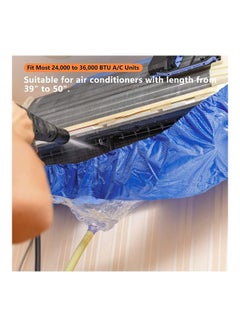 XiuWoo Air Conditioner Cleaning Cover Blue  - Image 2