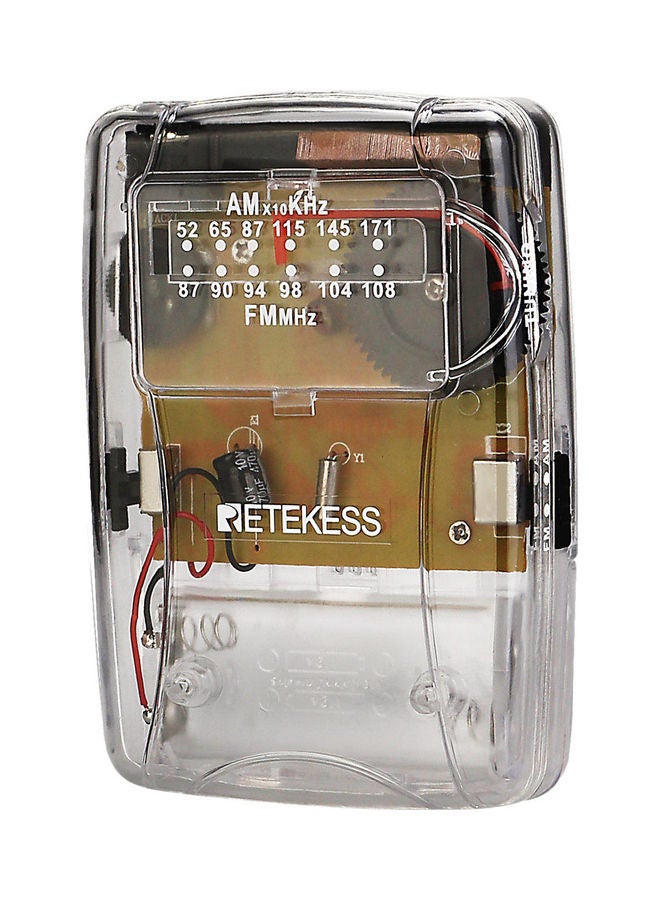 Retekess - Portable Radio AM / FM Pointer Tuning Mini Pocket Radio With Earphone TR624 Multicolour - Image 1