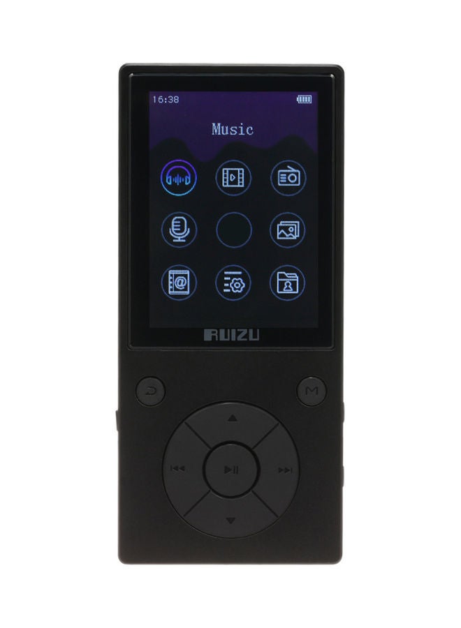 RUIZU MP3 MP4 Bluetooth Music Player D11 Black  - Image 1
