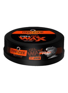 Man's Zone Fiber Gel Wax  - Extra Shine Clear 125grams 