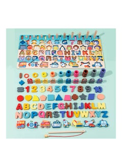 Generic Wooden Number Puzzle Shape Sorter Counting And Matching Game  - Image 3