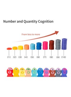Generic Wooden Number Puzzle Shape Sorter Counting And Matching Game  - Image 5