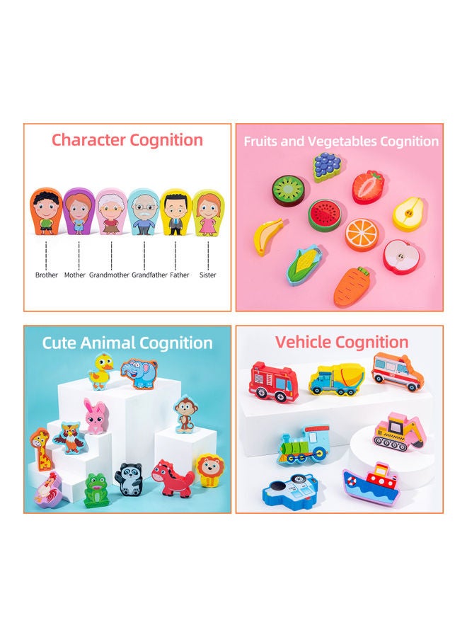 Generic Wooden Number Puzzle Shape Sorter Counting And Matching Game  - Image 4