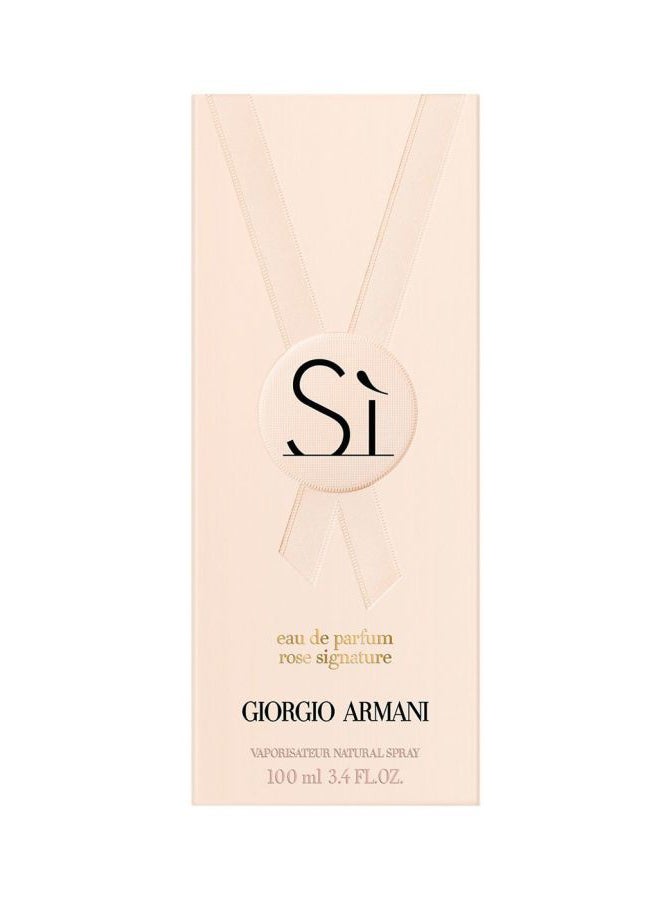 GIORGIO ARMANI - Si Rose Signature EDP 100ml - Image 1