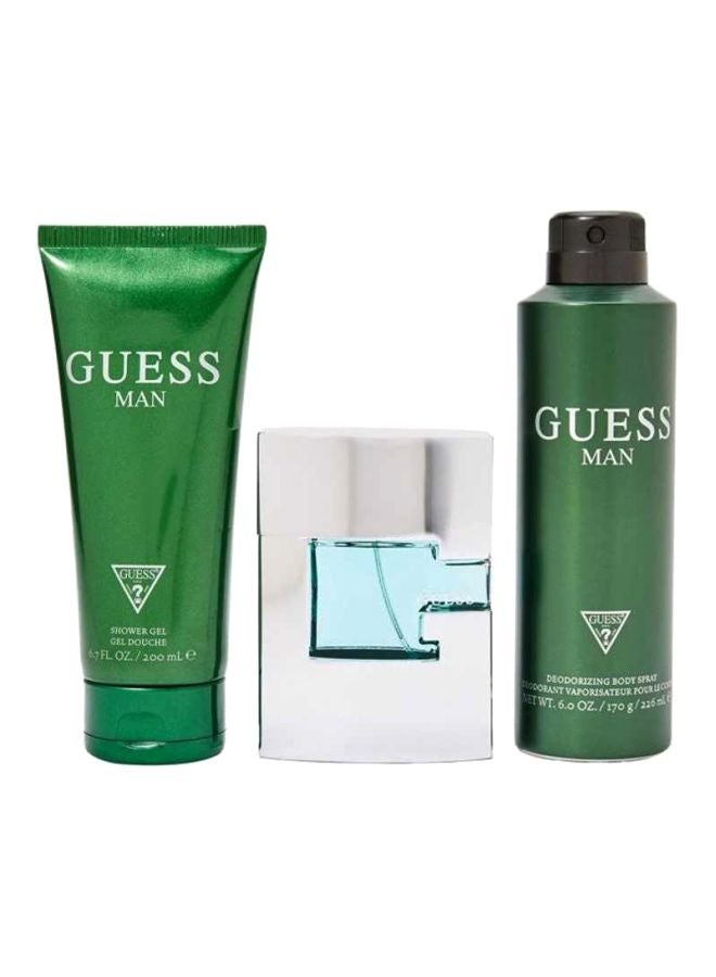 جس المجموعة الخضراء (عطر EDT + بخاخ رذاذ للجسم + جل الاستحمام) EDT 75Ml, Body Spray 226Ml, Shower Gel 200ملليلتر  - Image 1