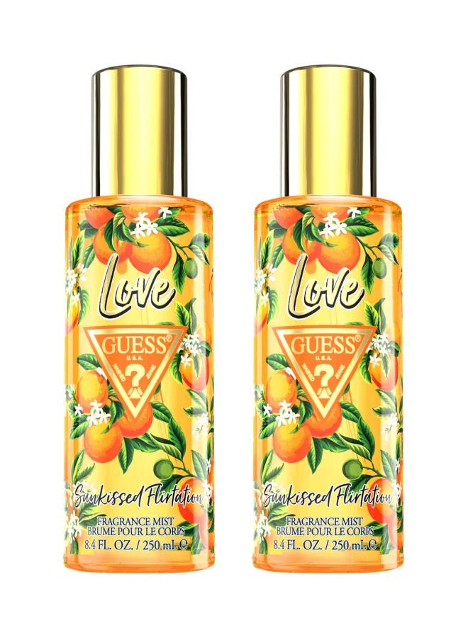 GUESS 2-Piece Love Sunkissed Flirtation Body Mist Set 2x250ml - Image 1