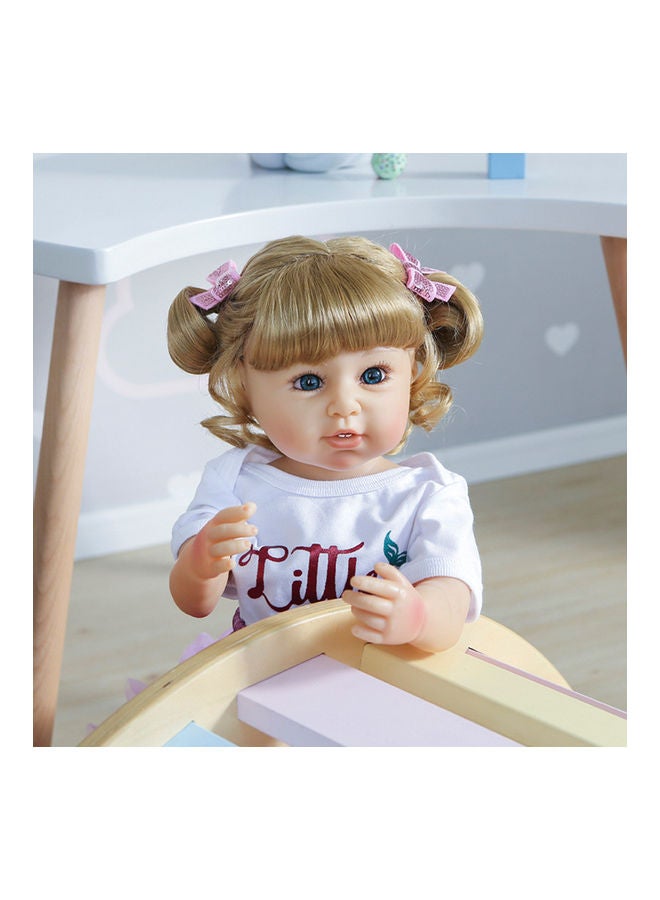 Silicone Baby Doll with Milk Bottle and Pacifier  - Image 5