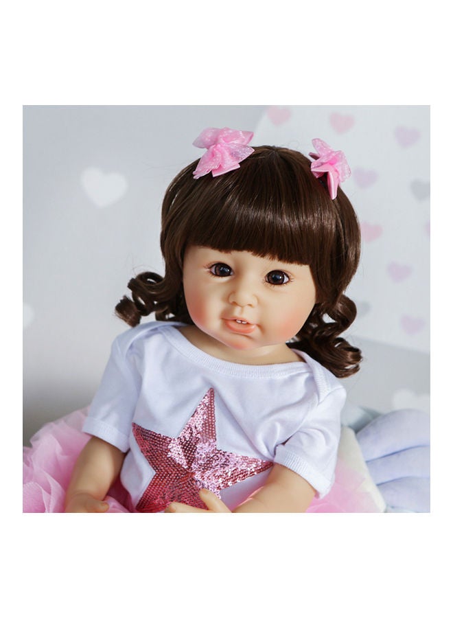Silicone Baby Doll with Milk Bottle and Pacifier  - Image 5
