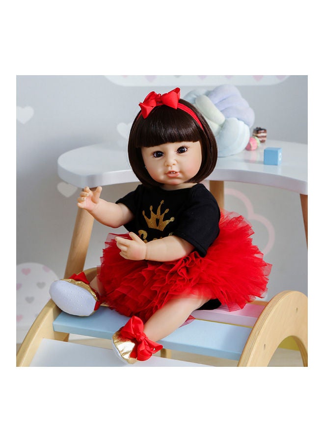 Silicone Baby Doll with Milk Bottle and Pacifier  - Image 2