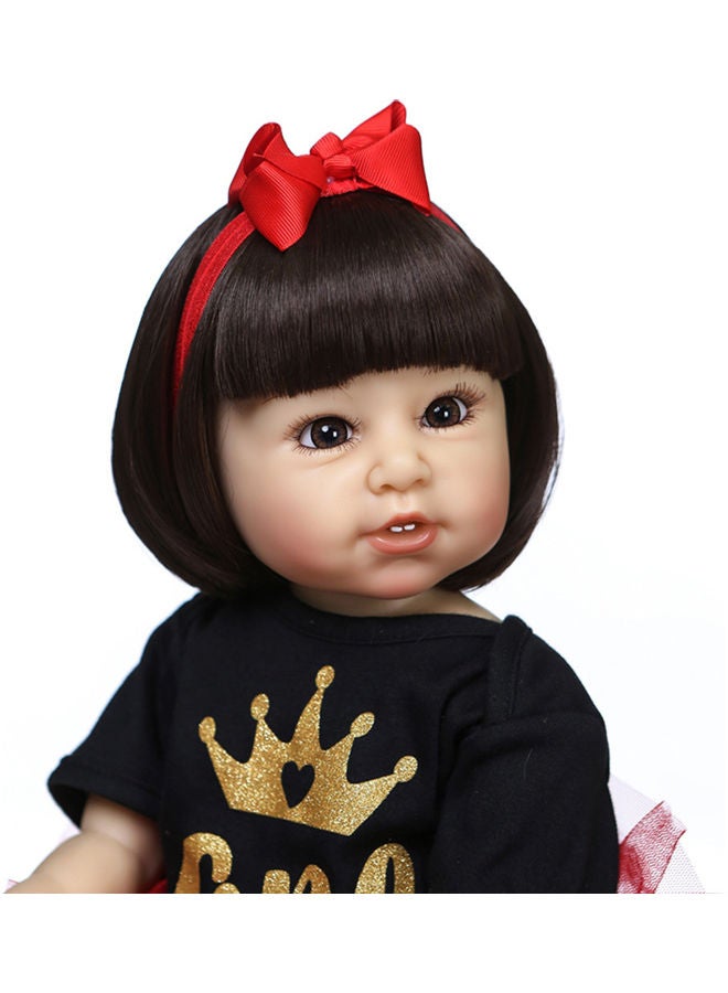 Silicone Baby Doll with Milk Bottle and Pacifier  - Image 3