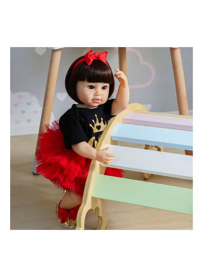 Silicone Baby Doll with Milk Bottle and Pacifier  - Image 5