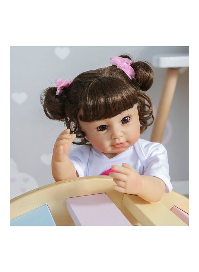 Silicone Baby Doll with Milk Bottle and Pacifier  - Image 5