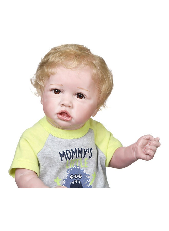 Silicone Baby Doll with Milk Bottle and Pacifier  - Image 2