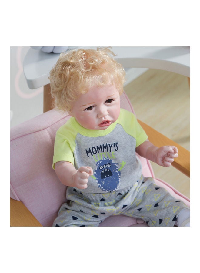 Silicone Baby Doll with Milk Bottle and Pacifier  - Image 3