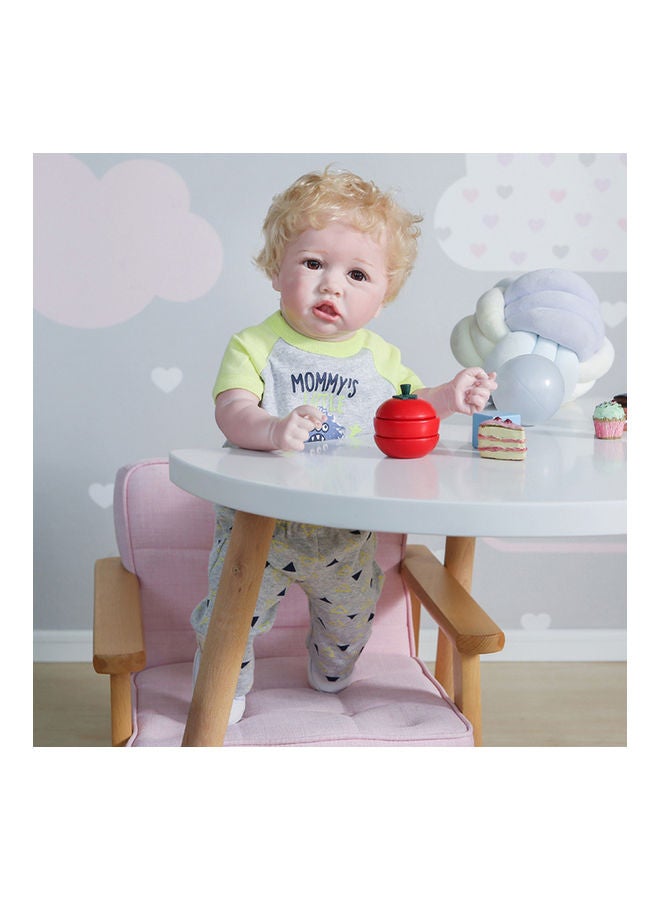Silicone Baby Doll with Milk Bottle and Pacifier  - Image 5