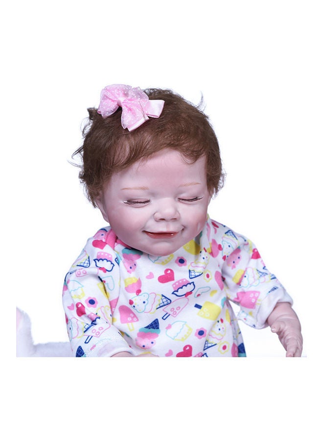 Silicone Baby Doll with Milk Bottle  - Image 3