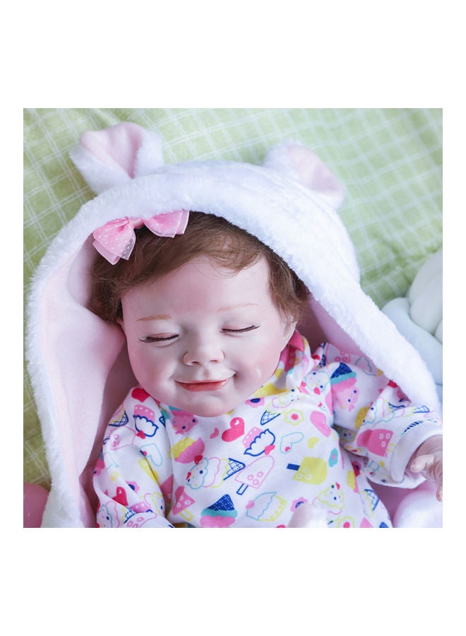 Silicone Baby Doll with Milk Bottle  - Image 2