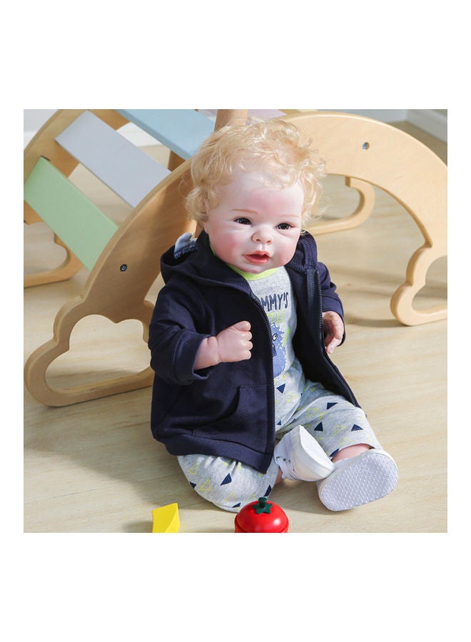Silicone Baby Doll with Milk Bottle and Pacifier  - Image 2