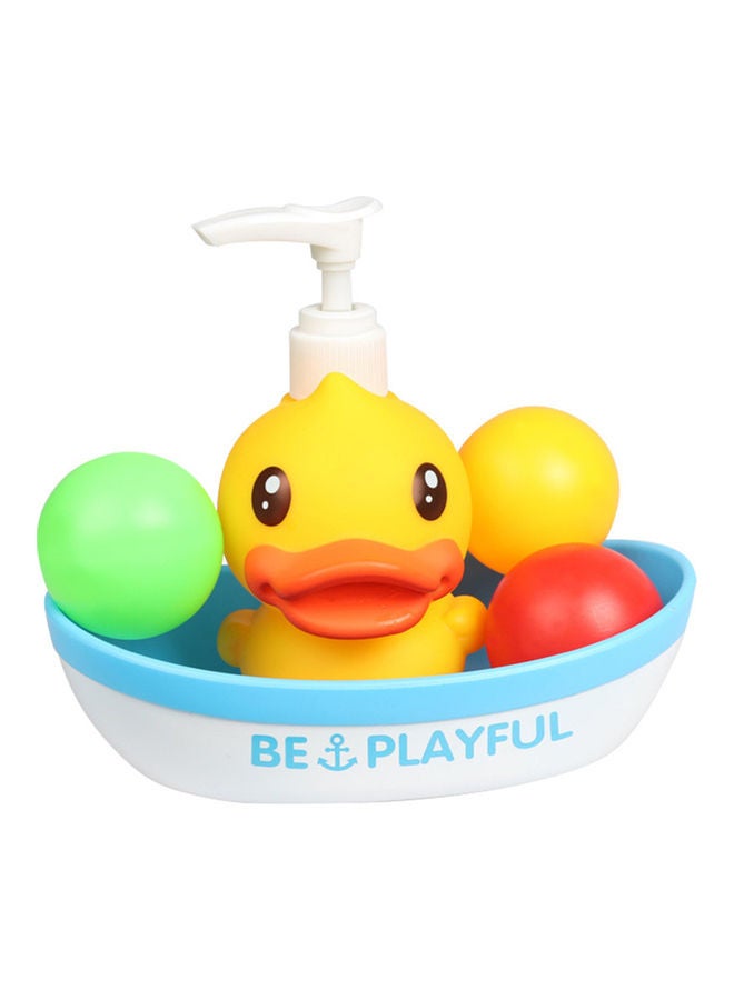 بي.داك قارب عائم مع زجاجة بمضخة على شكل بطة مع بلعة - Image 1