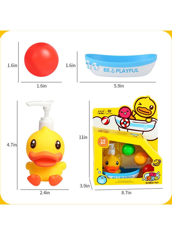 بي.داك قارب عائم مع زجاجة بمضخة على شكل بطة مع بلعة - Image 3