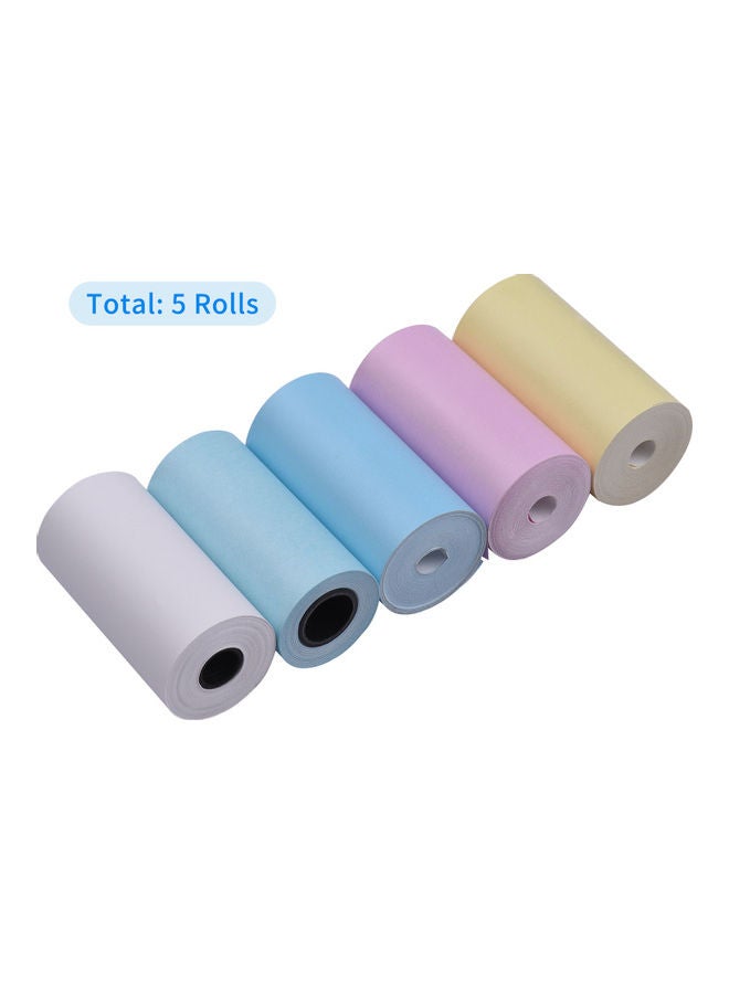 أيبيسي مجموعة لفات ورق حراري ملون من 5 قطع - Image 3