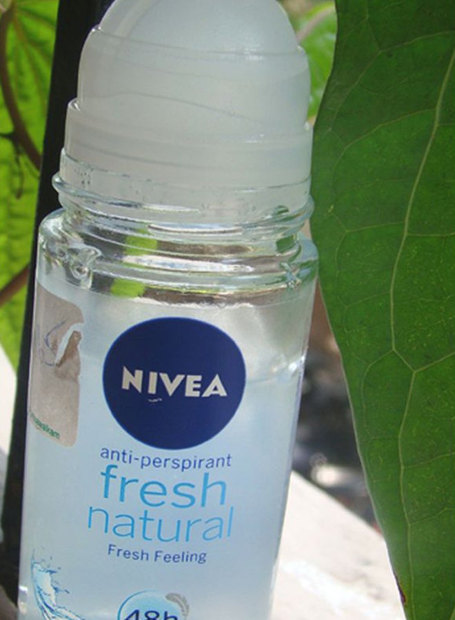 نيفيا مزيل عرق فريش ناتشورال ببكرة دوارة شفاف 50ملليلتر - Image 5