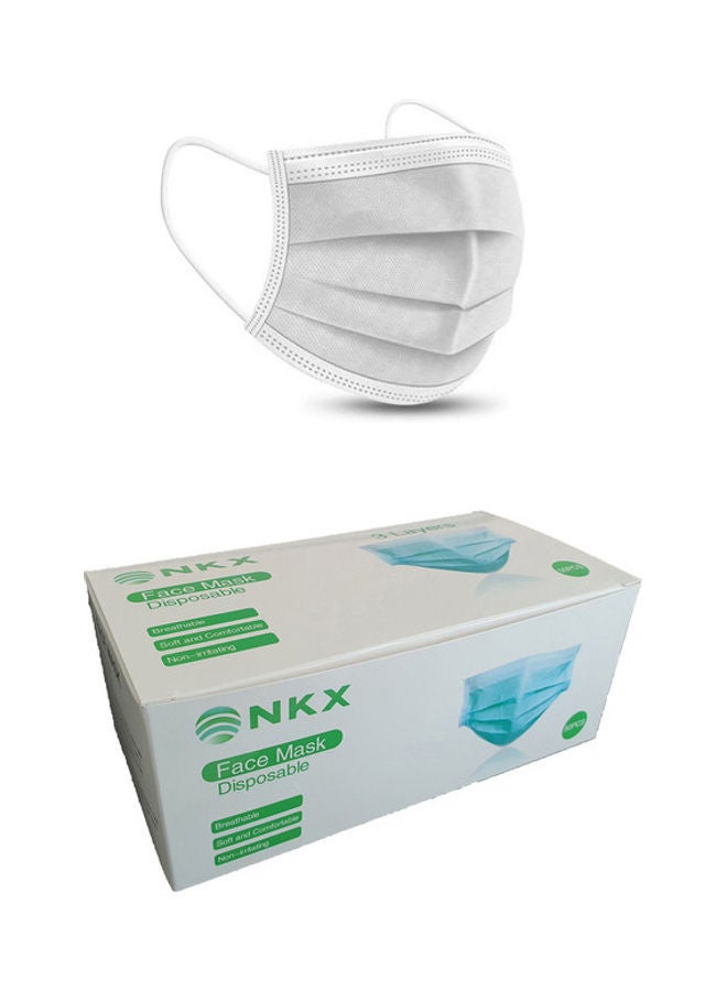 NKX 50-Piece Disposable Face Mask Set with 4-Layers Protection  - Image 1