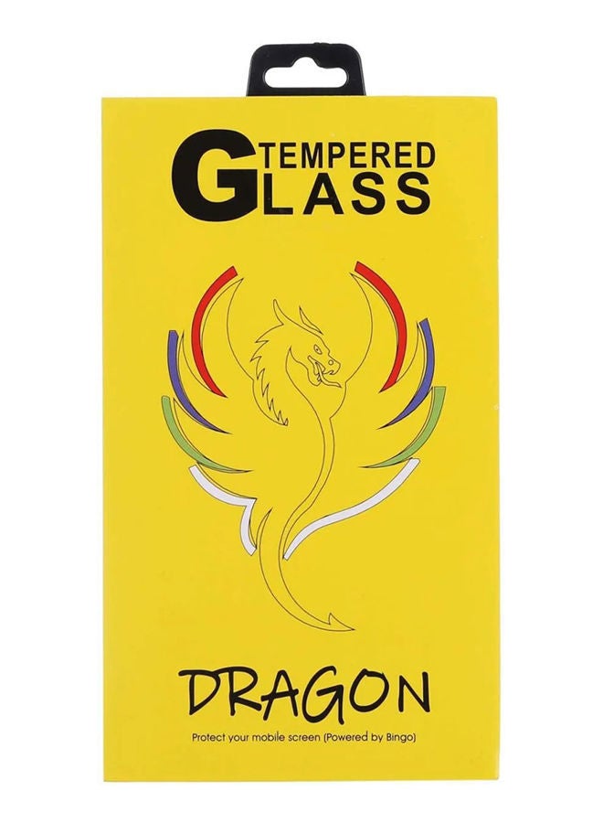 Dragon Tempered Glass Screen Protector  For Oppo A72 Black Clear  - Image 1