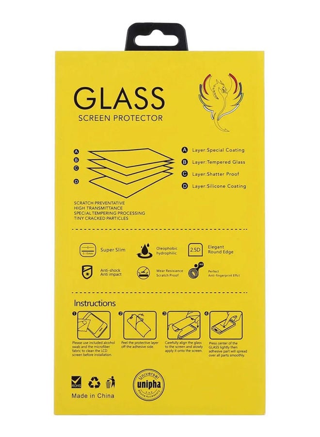 Dragon Tempered Glass Screen Protector  For Oppo A72 Black Clear  - Image 2
