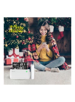 PeriPage A9s Max Mini Portable Photo Mobile Printer White  - Image 3