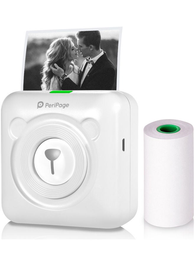 PeriPage A6 Mini Pocket Printer White  - Image 1
