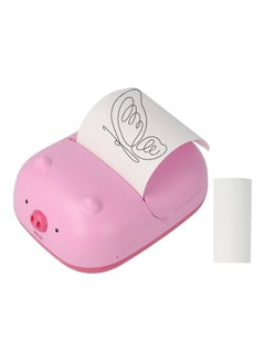 Generic Portable USB Bluetooth Connection Thermal Receipt/Photo Printer Pink  - Image 1