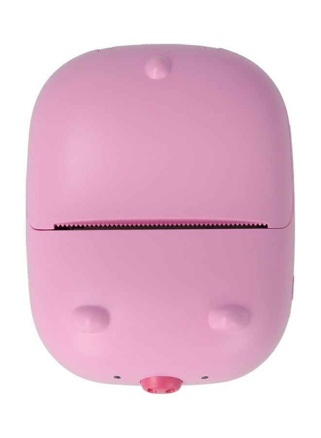 Generic - Portable USB Bluetooth Connection Thermal Receipt/Photo Printer Pink - Image 1