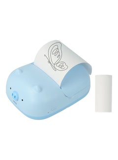 Generic Portable USB Bluetooth Connection Thermal Receipt/Photo Printer Blue  - Image 1