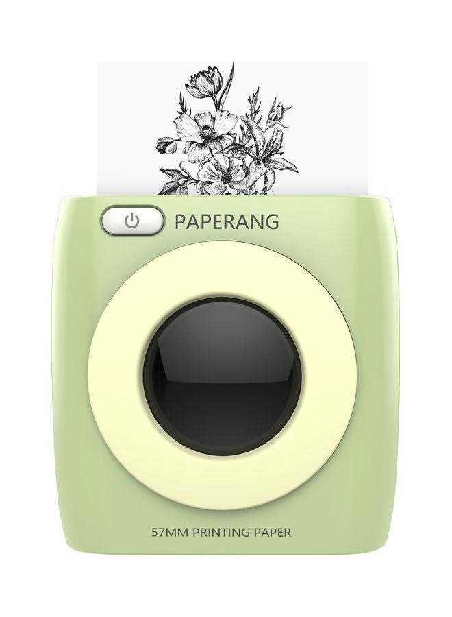 paperang - BT Wireless Pocket Mobile Printer Green/Yellow - Image 1
