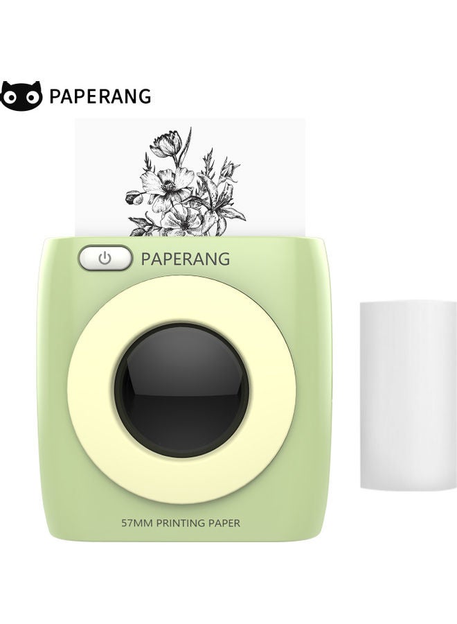 paperang - BT Wireless Pocket Mobile Printer Green/Yellow - Image 1
