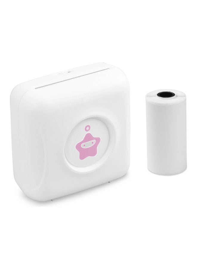 كيه كيه مون طابعة حرارية صغيرة للملصقات أبيض - Image 3