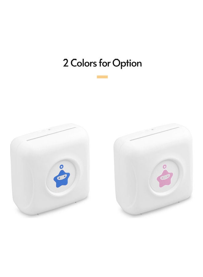 كيه كيه مون طابعة حرارية صغيرة للملصقات أبيض - Image 4