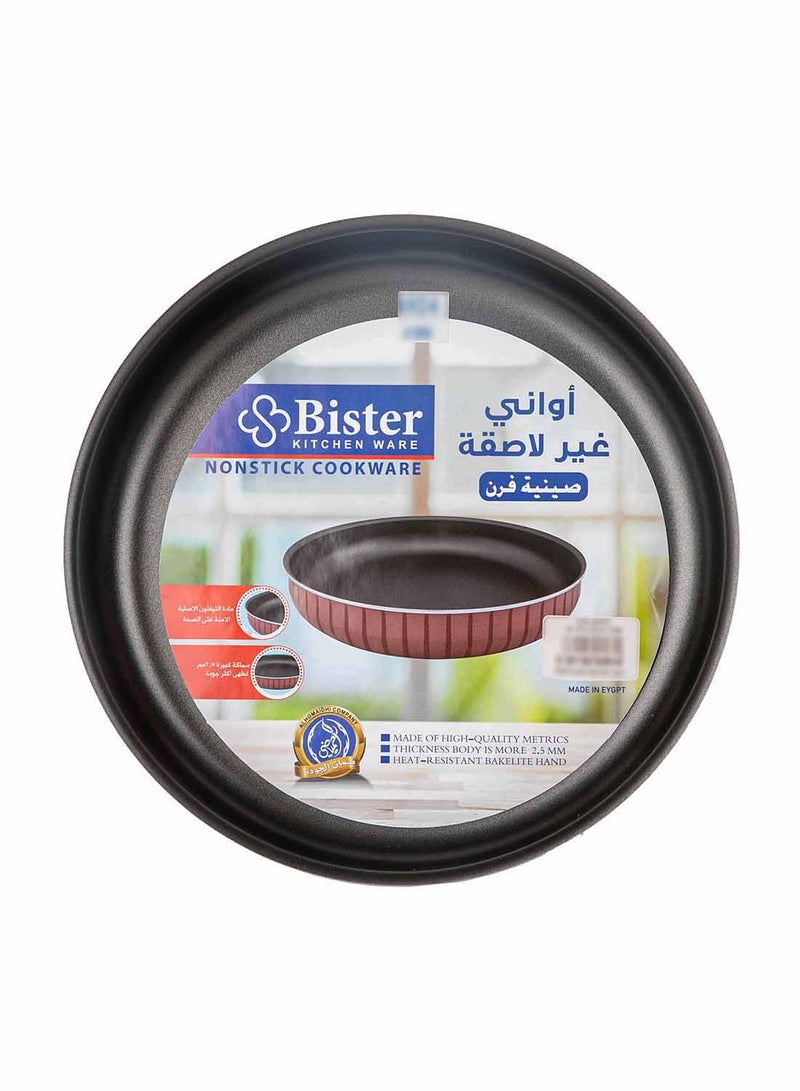 Bister Stripy Round Baking Oven Tray Red & Black 30cm - Image 4