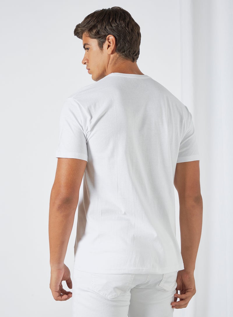 STATE 8 Image Print T-Shirt White  - Image 3