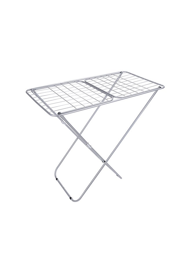 Royalford - Honest Coth Dryer With Durable Rust-Proof Iron Wire & Frame Silver 131x55x5cm - Image 1