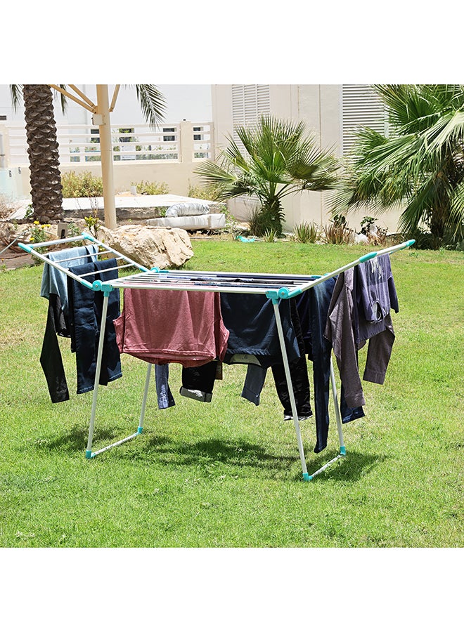 Royalford Cloth Dryer Assorted Colour White/Black 175x40x108cm  - Image 5