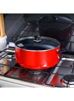 Royalford Casserole With Lid Red 50cm  - Image 2