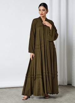 Stylish Casual Abaya With Sheilah Brown - v1620541494/N45341029V_1