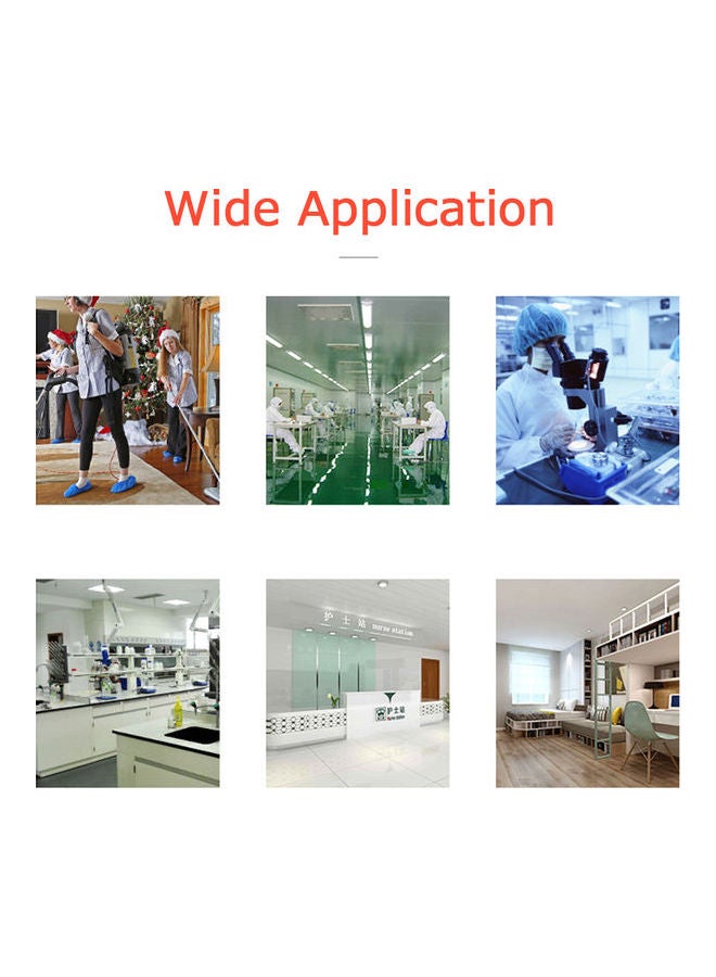 100 Pcs Shoe Cover Disposable Shoes Blue - Image 5