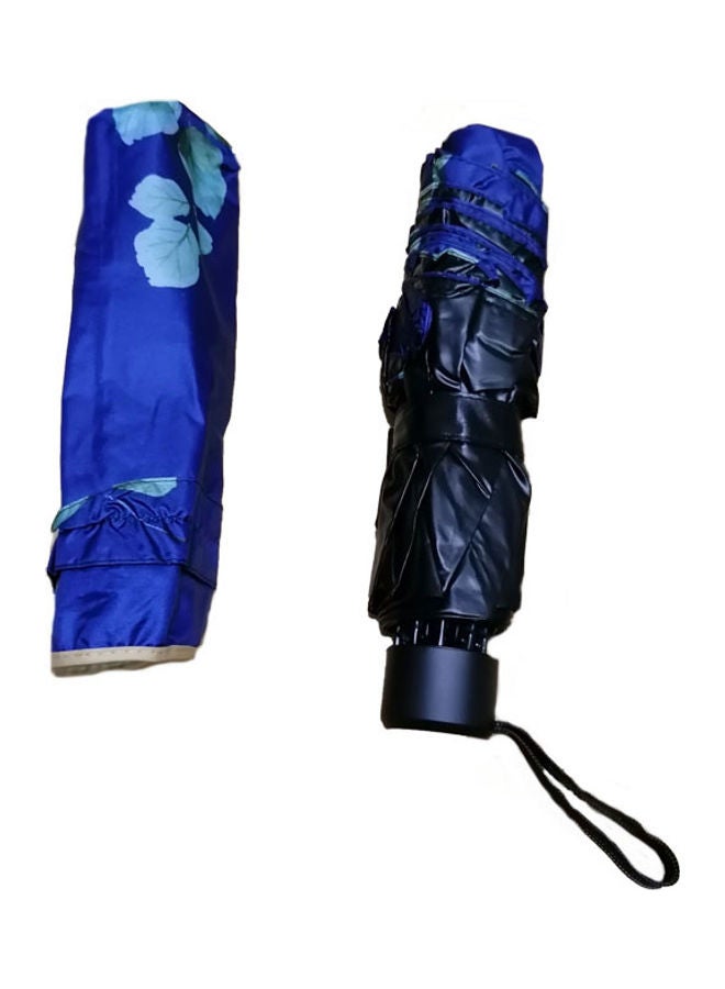 UTEX Foldabe Double Usage Lace Edge Butterfly Umbrella Navy - Image 2